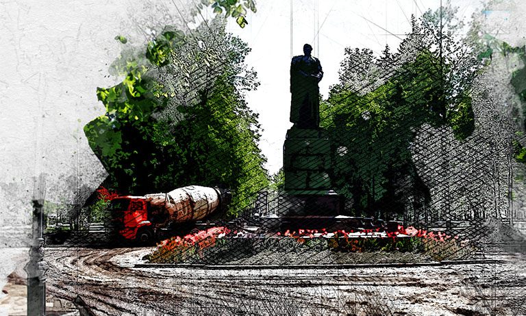 В Орле подсветят памятник Гуртьеву