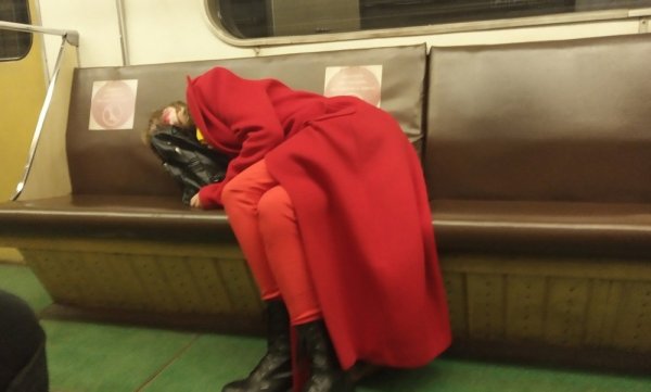 Чудаки и модники из метро  позитив,смешные картинки,юмор