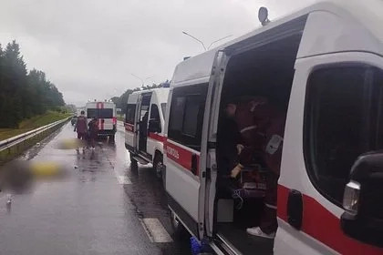Семья из россиян с детьми попала в ДТП под Минском