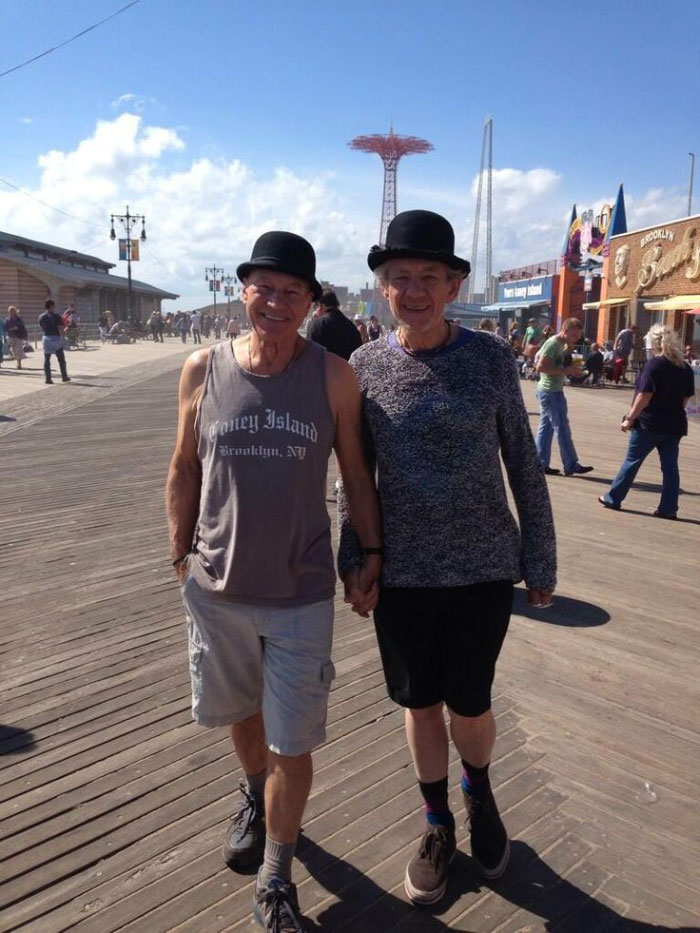 Patrick Stewart And Ian Mckellen