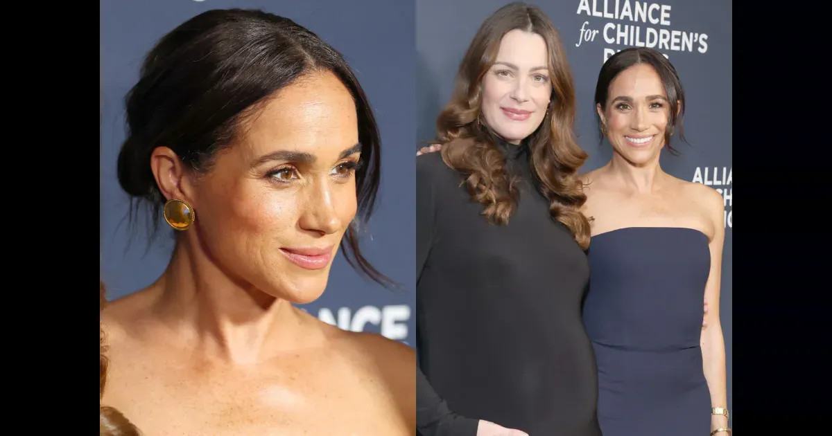 Меган Маркл посетила благотворительный вечер с беременной подругой