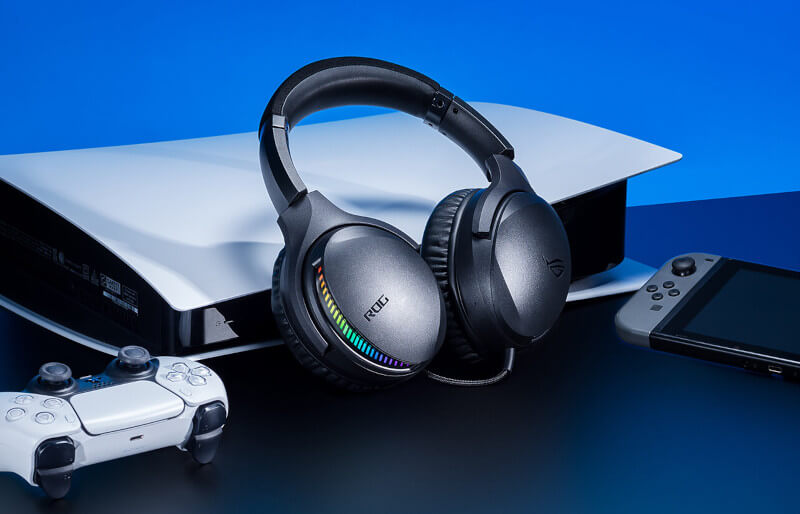 Игровые наушники ASUS ROG Fusion II 500 и 300. Для ПК и Sony PS5