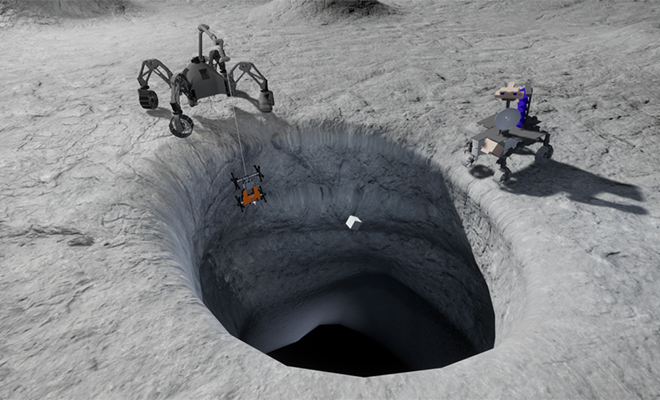 Как будет проходить колонизация Луны. Для лунных баз будут использовать пещеры под поверхностью спутника 