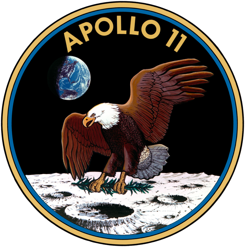 Эмблема экспедиции "Аполлон-11"