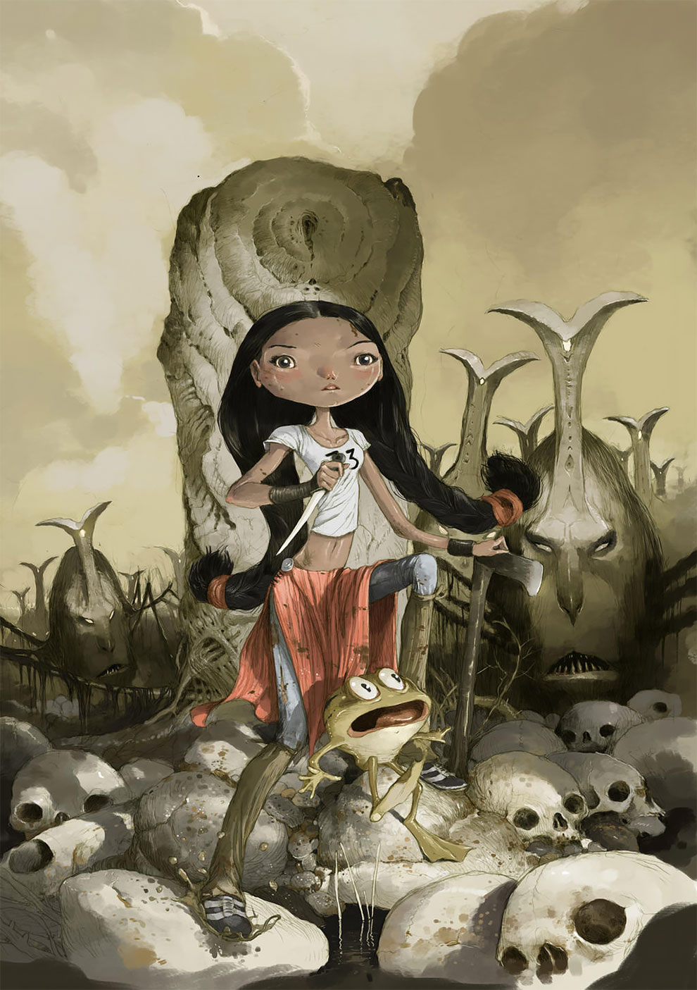 Призрачные герои в жутких иллюстрациях Тони Сандовала Призрачные герои в жутких иллюстрациях Тони Сандовала