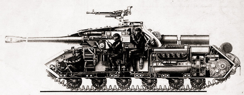 Продольный разрез танка ИС-3 СССР, война, история, факты
