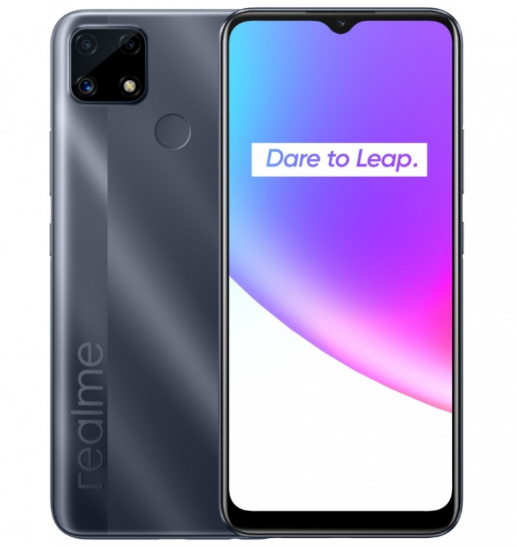 Представлен недорогой смартфон Realme C25 с тройной камерой и батареей на 6000 мАч новости,смартфон,статья