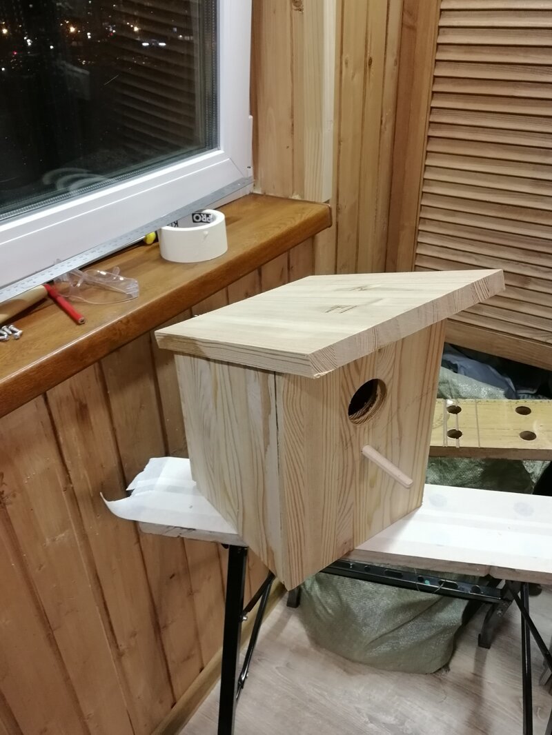 Скворечник без щелей и гвоздей 