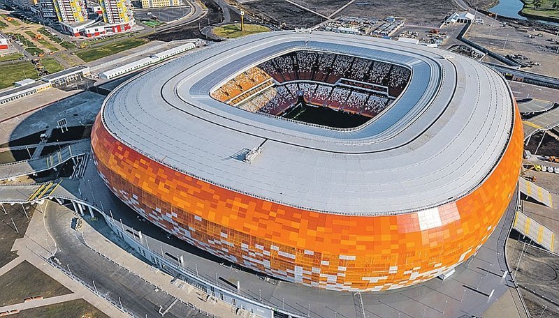 «Мордовия Арена» - 41 500 стадионы, футбол, чемпионат мира