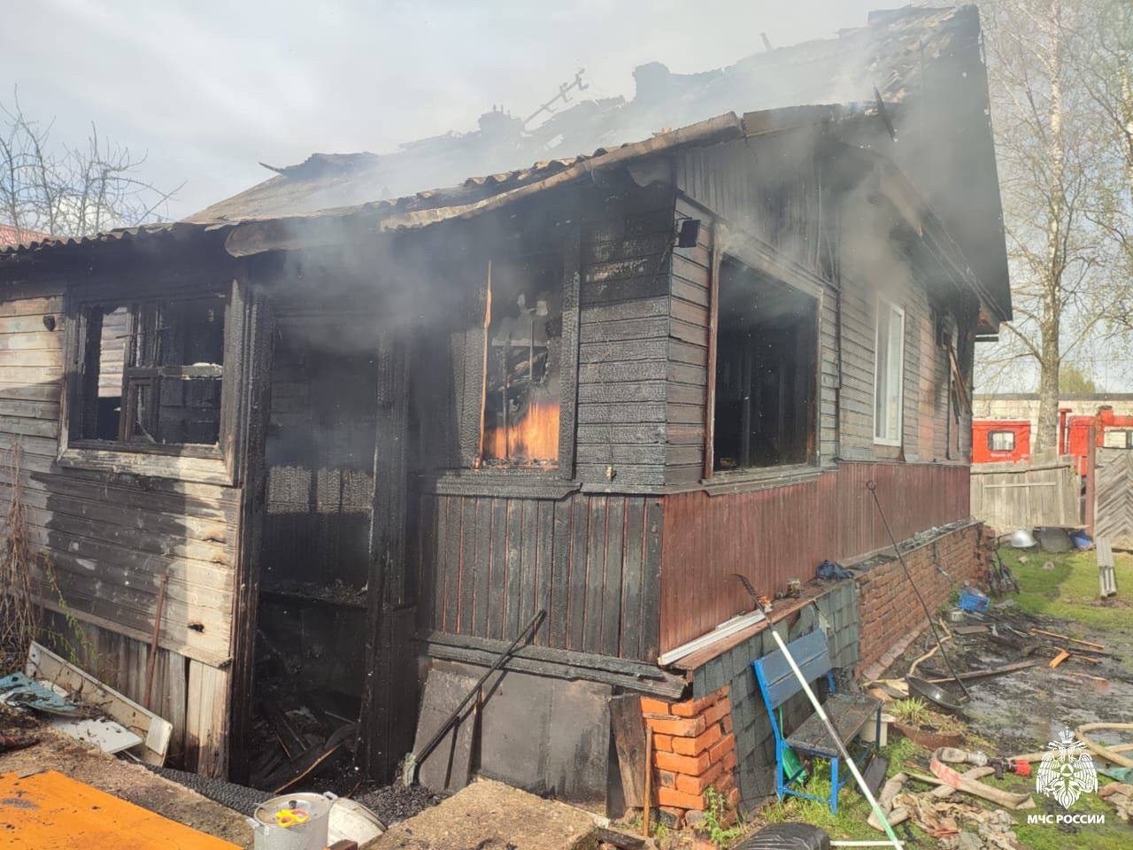 В Ржеве пожарный извещатель спас многодетную семью