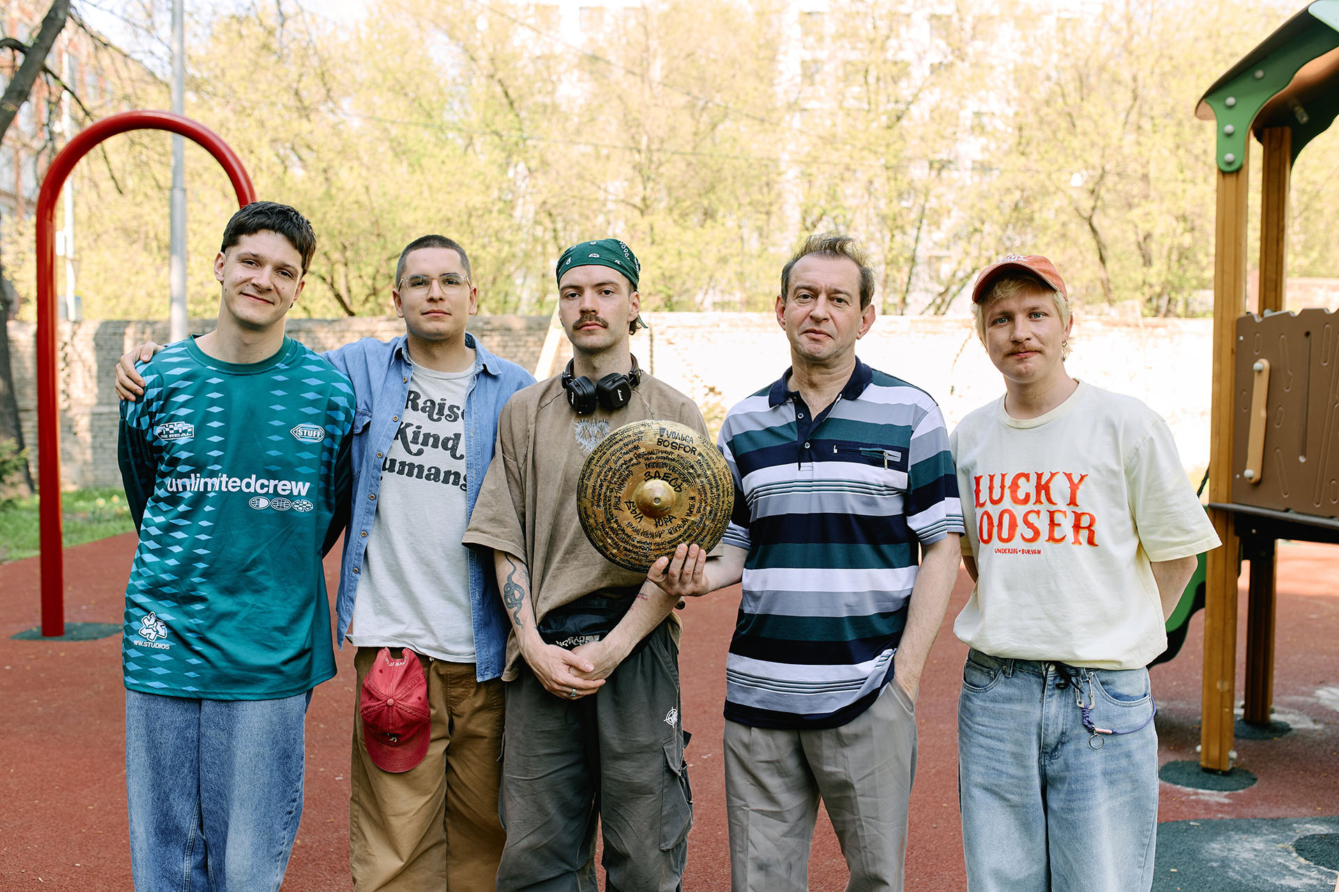 На съёмках фильма «Здесь был Юра»