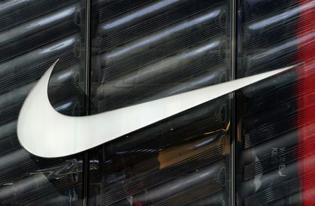 The Nike swoosh logo is seen outside the store on 5th Ave in New York, New York, U.S., March 19, 2019. REUTERS/Carlo Allegri