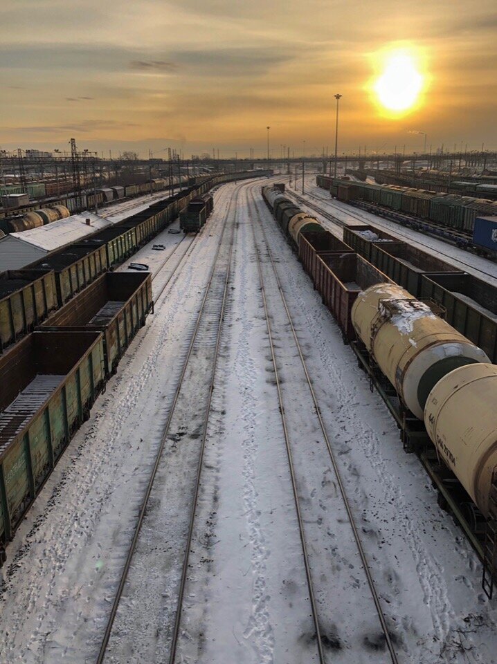 Романтическое железнодорожье путешествия