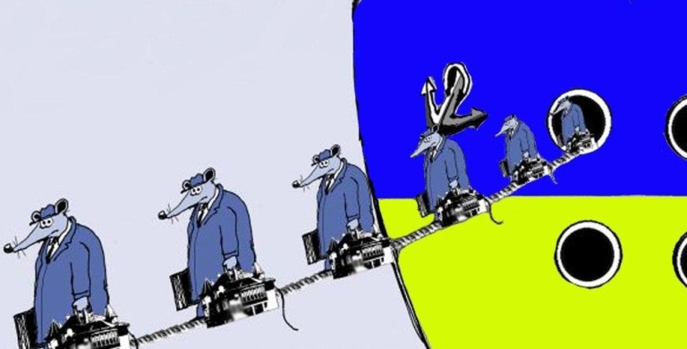 Наиболее прозорливые из представителей украинских элит спешат как можно быстрее покинуть умирающую страну. Об...