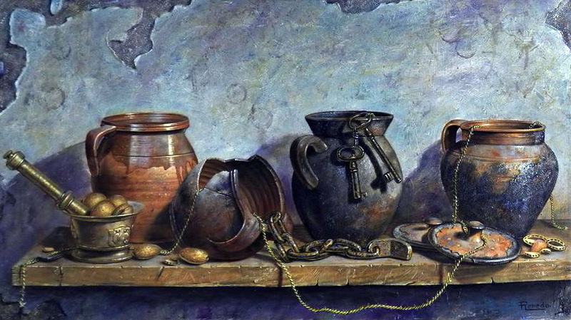 Сказка о старых вещах. Художник Ricardo Renedo.