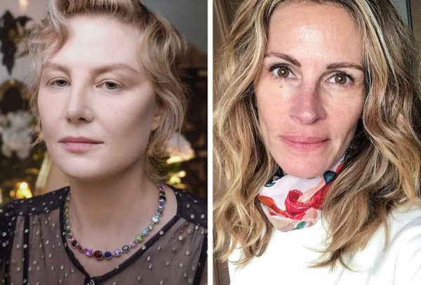 Отечественные и зарубежные знаменитости-одногодки без косметики