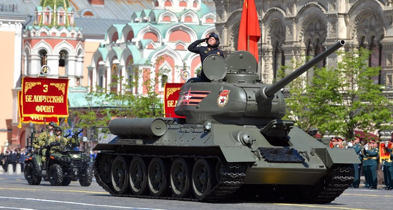 В Подмосковье пришел эшелон танков Т-34