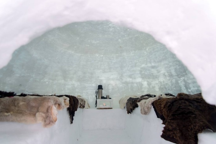 Почему иглу эскимосов не тает и не разваливается, даже когда внутри +20 градусов архитектура,иглу,интересный факт