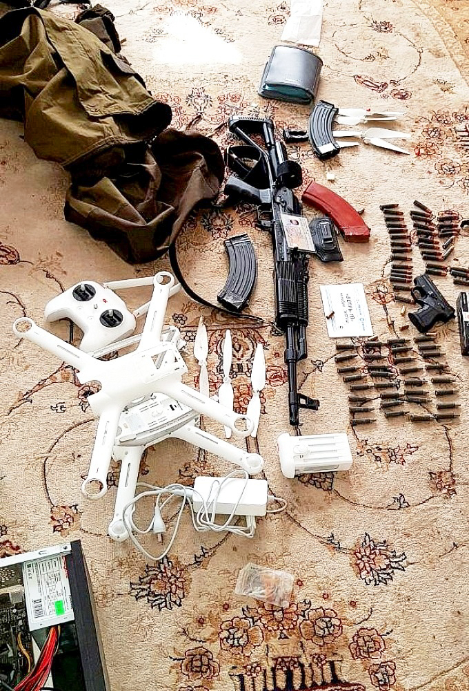 «Игрушки» террористов, которые были захвачены спецназом в Назрани (Ингушетия)