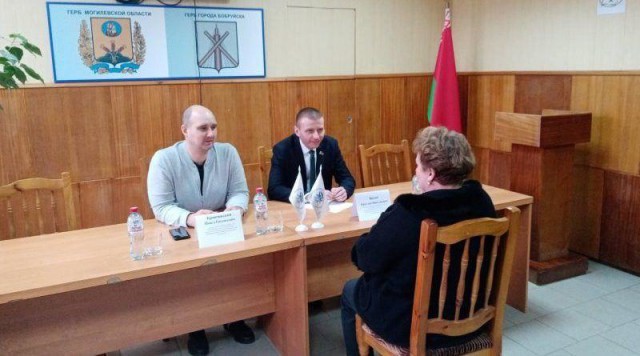 Профсоюзный выездной прием граждан по вопросам охраны труда прошел в Бобруйске.