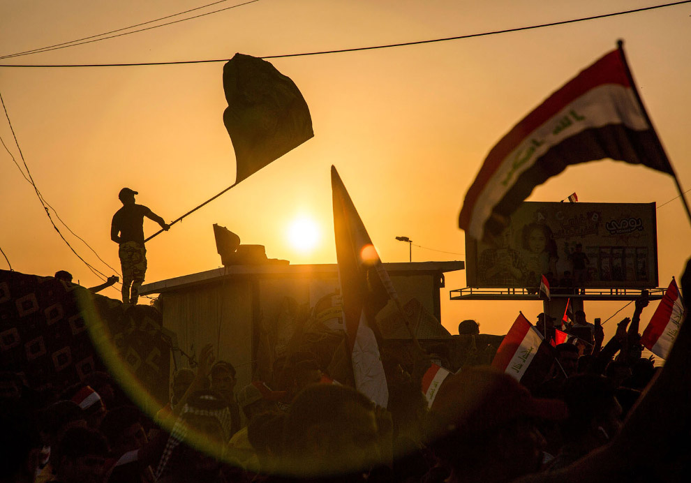 Как выглядят массовые протесты в Ираке