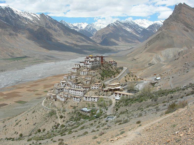 Буддийский храм Ки Гомпа (Key Gompa), Индия