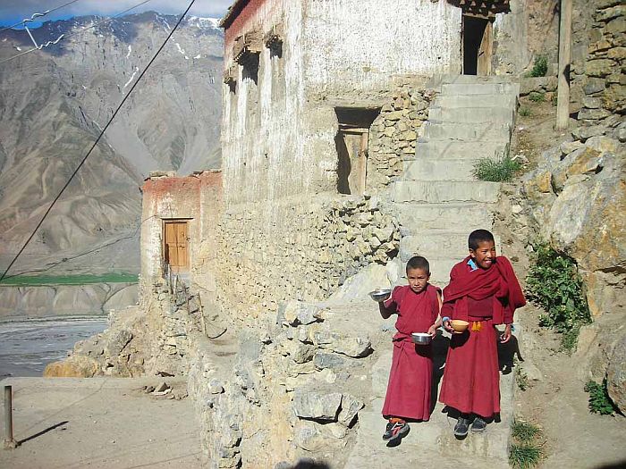 Буддийский храм Ки Гомпа (Key Gompa), Индия