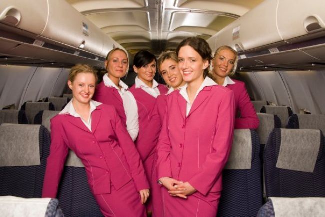Стюардесса, самолет, форма