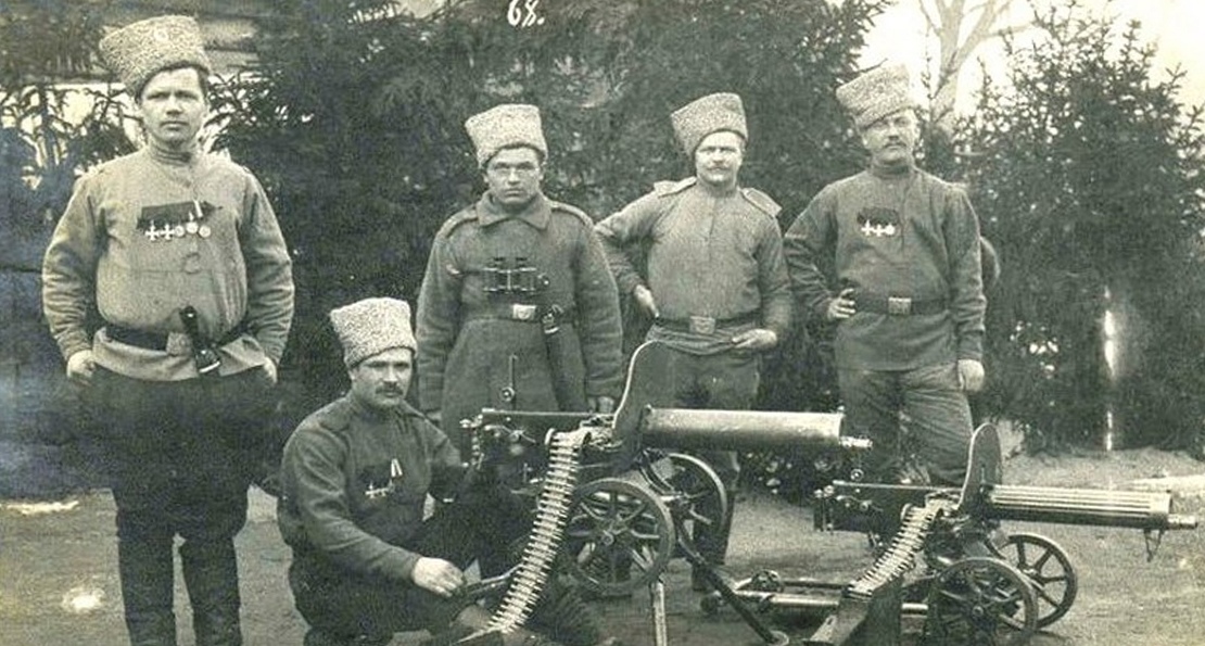 Пулемет Максим в русской армии
