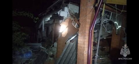 При взрыве газа в жилом доме на Кубани пострадали 4 человека, в том числе ребенок