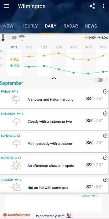 Top Dark Sky Alternatives For Android Accuweather