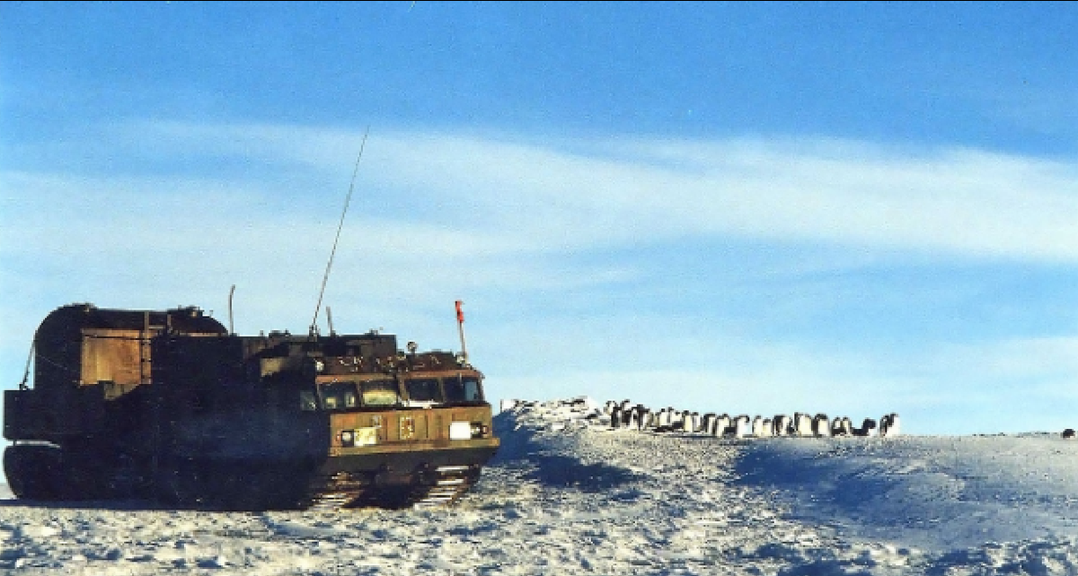 ДТ-30 в Антарктиде.