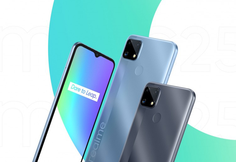 Представлен недорогой смартфон Realme C25 с тройной камерой и батареей на 6000 мАч новости,смартфон,статья