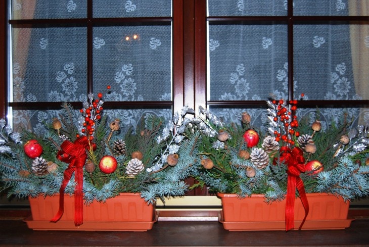 Как украсить окна к Новому году: отличные идеи интерьер,переделки,рукоделие,своими руками,сделай сам