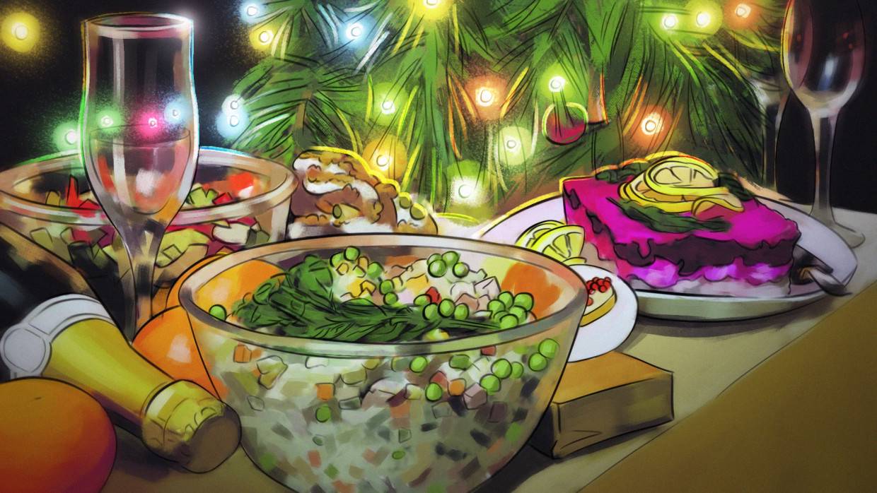 Диетолог Золотарев посоветовал не откладывать покупку продуктов к новогоднему столу
