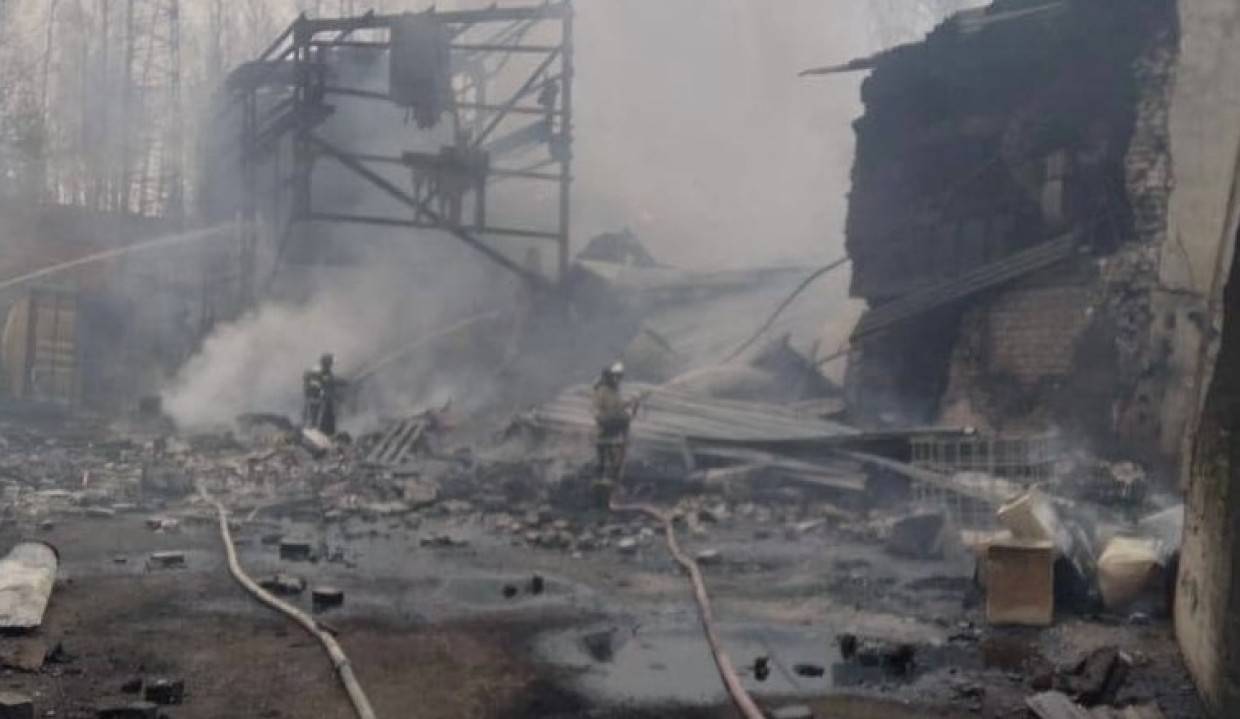 Видео взрыва на заводе под Рязанью появилось в Сети Происшествия