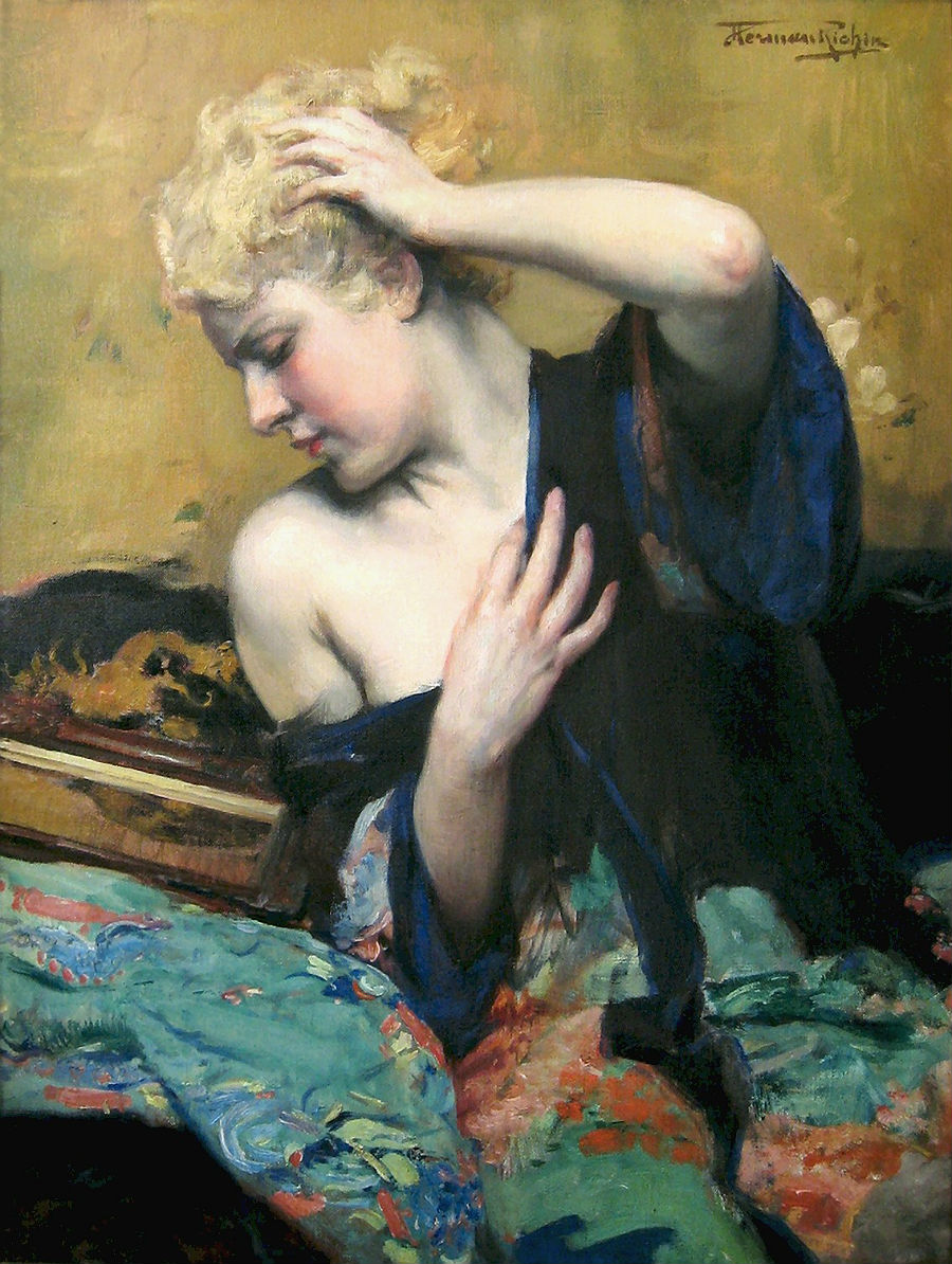 Герман Ричир бельгийский художник (1866-1942) 