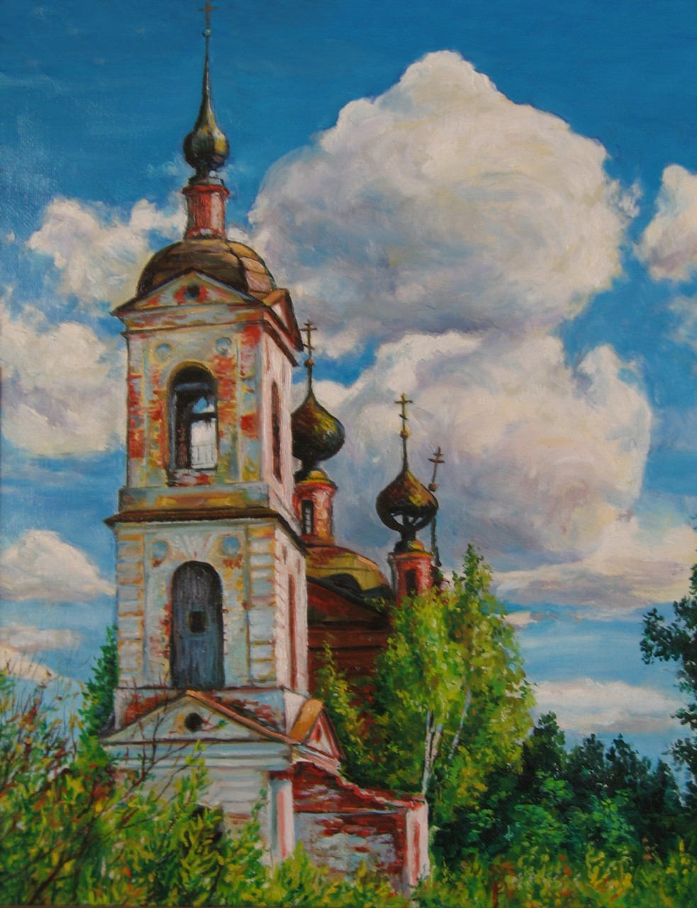 Церковь картина
