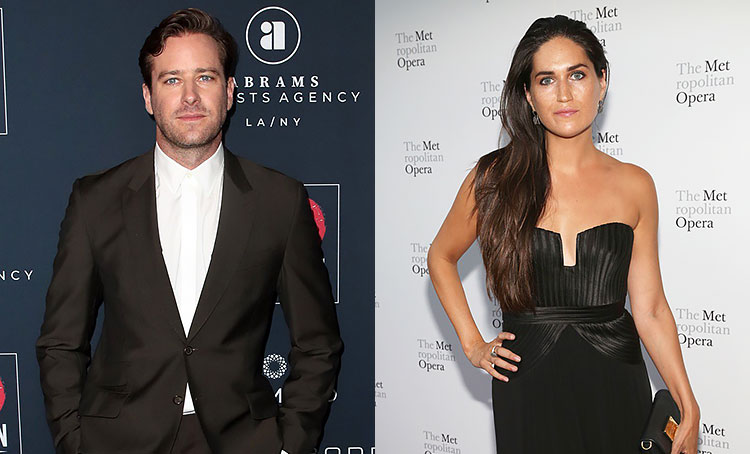 Новая неделя - новая девушка: Арми Хаммер поужинал с бывшей супругой актера Джоша Лукаса