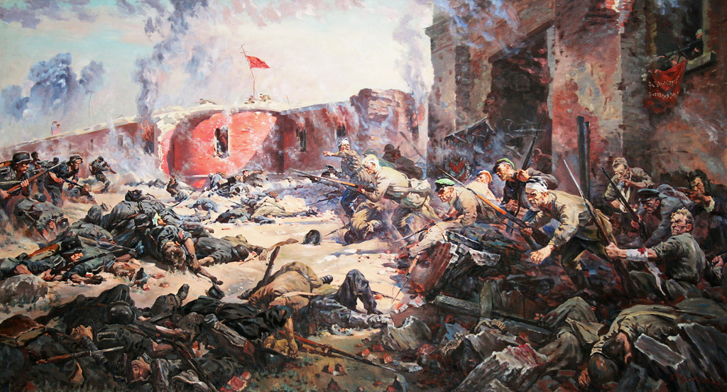 «Защитники Брестской крепости» (художник – Пётр Кривоногов, 1951 год)