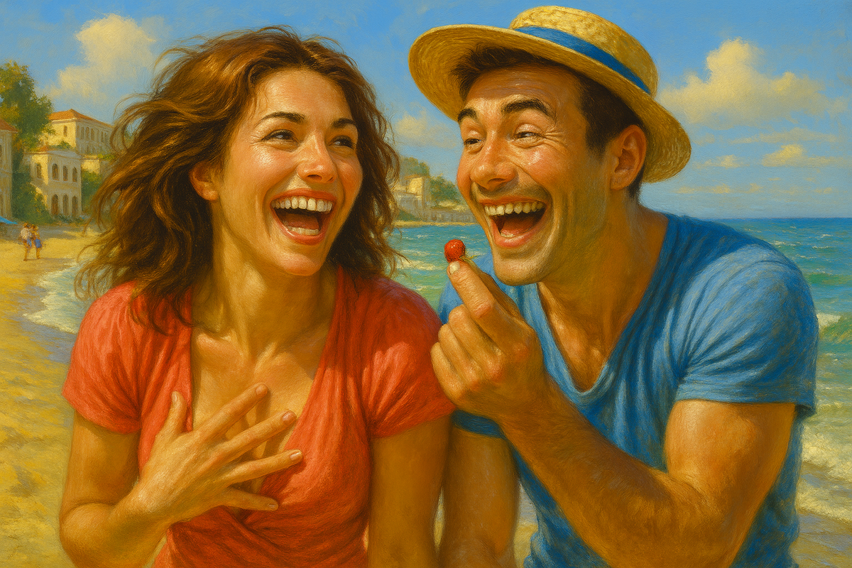 Вернувшись с работы на час раньше, Олег узнал интересный факт - оказывается, сантехники, чтобы не пачкать спецодежду, работают голыми