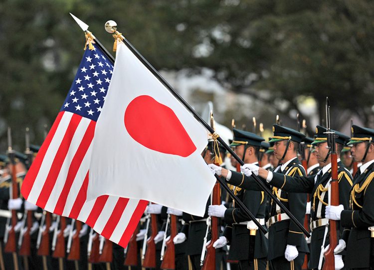 США япония учения