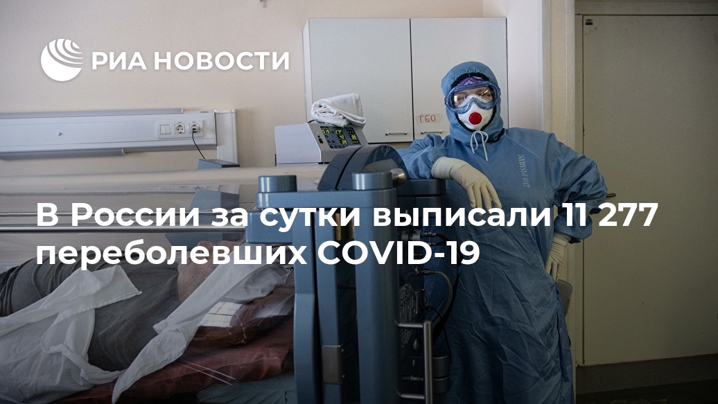 В России за сутки выписали 11 277 переболевших COVID-19 Лента новостей
