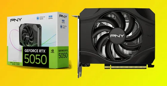 В этом и прелесть GeForce RTX 5050. PNY представила очень короткую карту длиной менее 150 мм