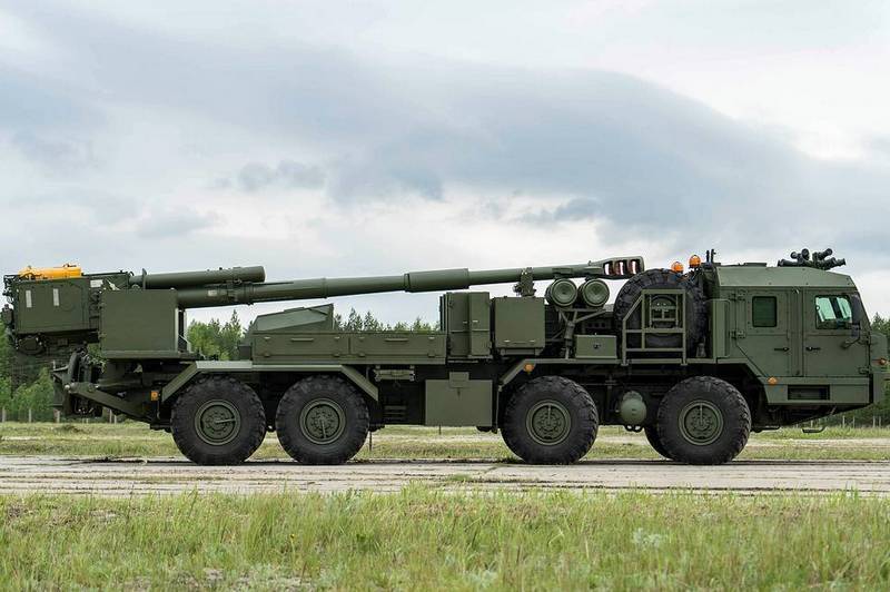 Минобороны подписало контракт на поставку в войска новейшей 152-мм САУ 2С43 «Мальва» оружие