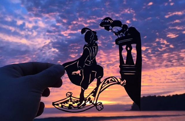 Художник-самоучка превращает осенние листья в полотна