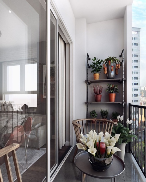 9 лайфхаков для крошечного балкона, чтобы проводить здесь уютные летние вечера идеи для дома,интерьер и дизайн