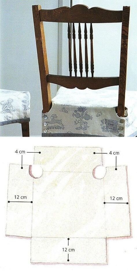 Чехлы и сидушки на стулья, идеи, выкройки декор,для дома и дачи,идеи и вдохновение