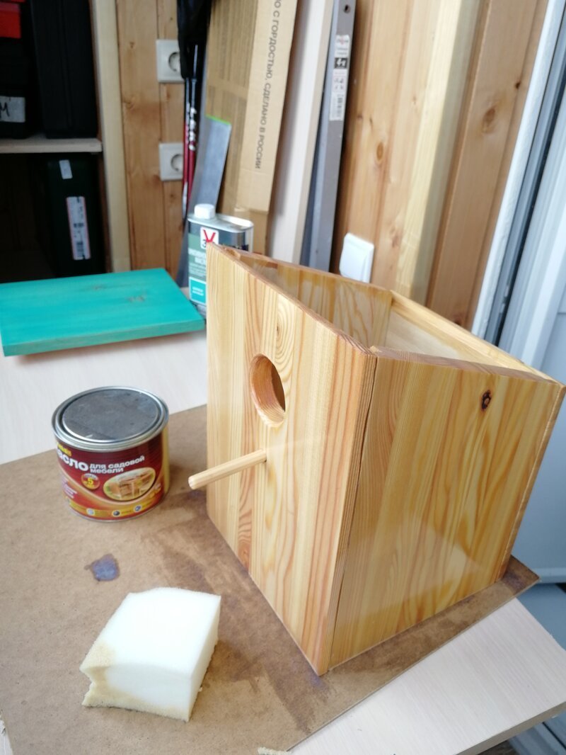 Скворечник без щелей и гвоздей 