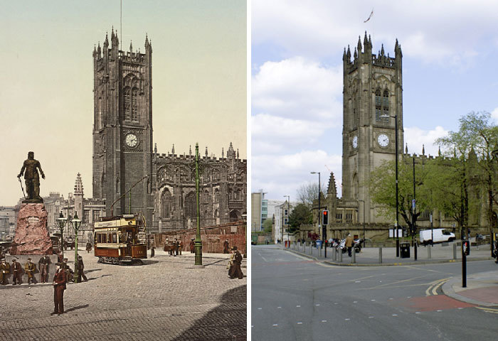 Англия тогда и сейчас: 7 фотосравнений, показывающих, как изменились города за 125 лет